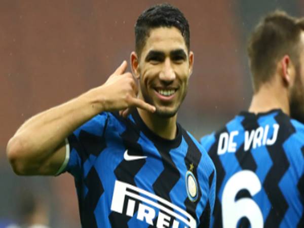 Hakimi trong màu áo CLB Inter Milan