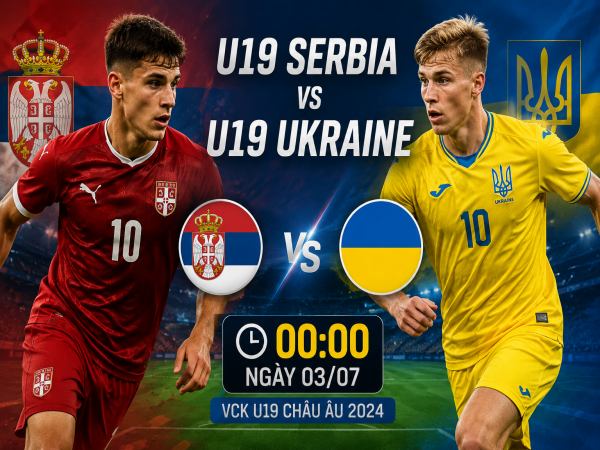 Thống kê về đối đầu U19 Serbia đấu với U19 Ukraine ngày 3/7