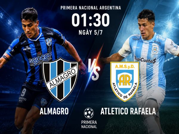 Thống kê về đối đầu Almagro đấu với Atletico Rafaela ngày 5/7